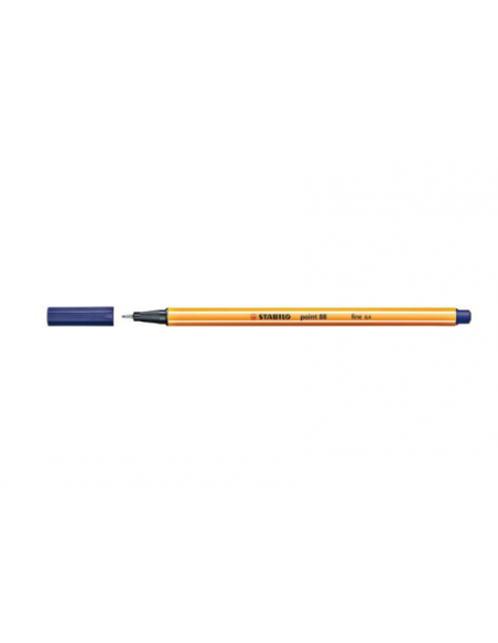 ROTULADOR PUNTA FINA POINT 88 0.4MM AZUL NOCHE STABILO 88/22 (x10 unidades)