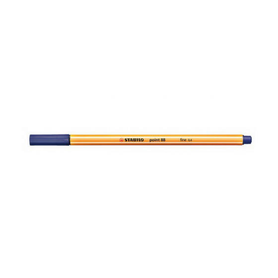 ROTULADOR PUNTA FINA POINT 88 0.4MM AZUL NOCHE STABILO 88/22 (x10 unidades)