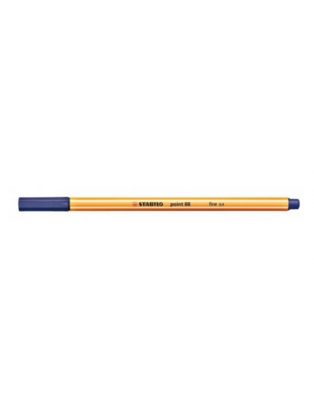ROTULADOR PUNTA FINA POINT 88 0.4MM AZUL NOCHE STABILO 88/22 (x10 unidades)
