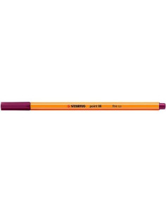 ROTULADOR PUNTA FINA POINT 88 0.4MM PURPURA STABILO 88/19 (x10 unidades)