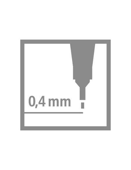 ROTULADOR PUNTA FINA POINT 88 0.4MM ESMERALDA CLARO STABILO 88/16 (x10 unidades)