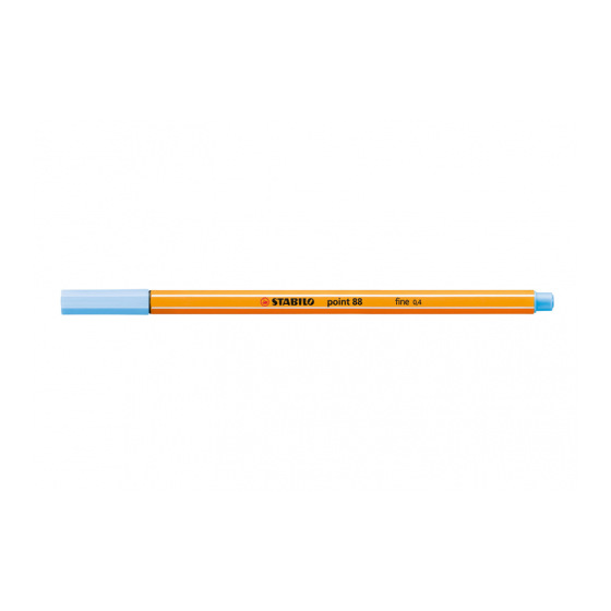 ROTULADOR PUNTA FINA POINT 88 0.4MM AZUL HIELO STABILO 88/11 (x10 unidades)