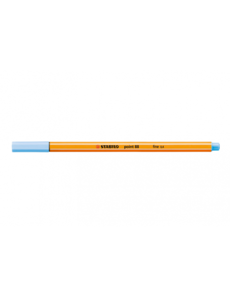 ROTULADOR PUNTA FINA POINT 88 0.4MM AZUL HIELO STABILO 88/11 (x10 unidades)