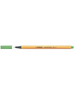 ROTULADOR PUNTA FINA POINT 88 0.4MM VERDE NEON STABILO 88/033 (x10 unidades)