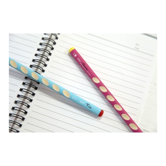 LAPIZ ERGONOMICO EASYGRAPH PARA ZURDOS HB 3,15MM. AZUL STABILO 321/02-HB-6 (x6 unidades)