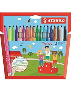 STABILO Trio A–Z rotulador Fino Multicolor 18 pieza(s)