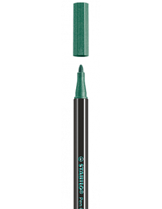 ROTULADOR ACUARELABLE METAL PUNTA MEDIA 1,4MM. PEN 68 VERDE STABILO 68/836 (x10 unidades)
