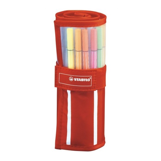BLISTER ROTULADOR PUNTA FIBRA MEDIA 1MM. PEN 68 DE 30 UNIDADES STABILO 6830-2