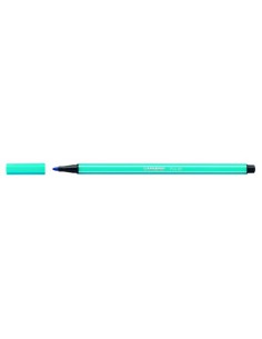 ROTULADOR PUNTA FIBRA MEDIA 1MM. PEN 68 AZUL NEON STABILO 68/031 (x10 unidades)