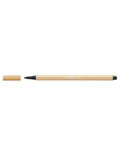 ROTULADOR PUNTA FIBRA MEDIA 1MM. PEN 68 OCRE CLARO STABILO 68/88 (x10 unidades)