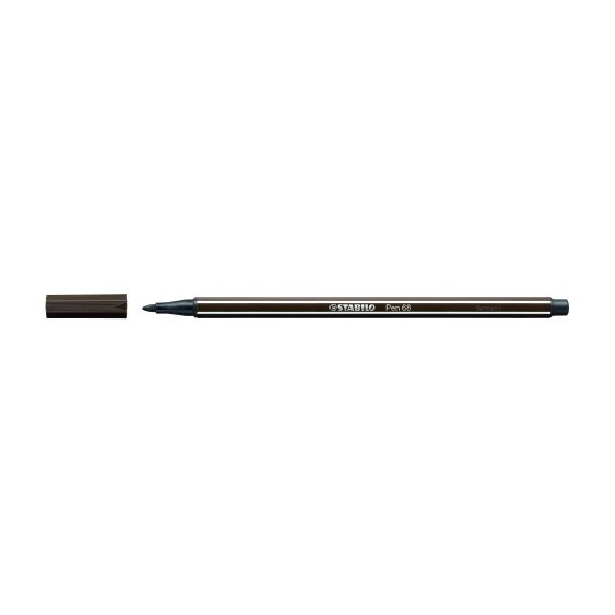 ROTULADOR PUNTA FIBRA MEDIA 1MM. PEN 68 OCRE STABILO 68.65 (x10 unidades)