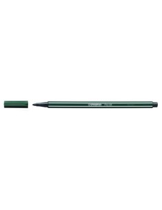 ROTULADOR PUNTA FIBRA MEDIA 1MM. PEN 68 VERDE TIERRA STABILO 68/63 (x10 unidades)