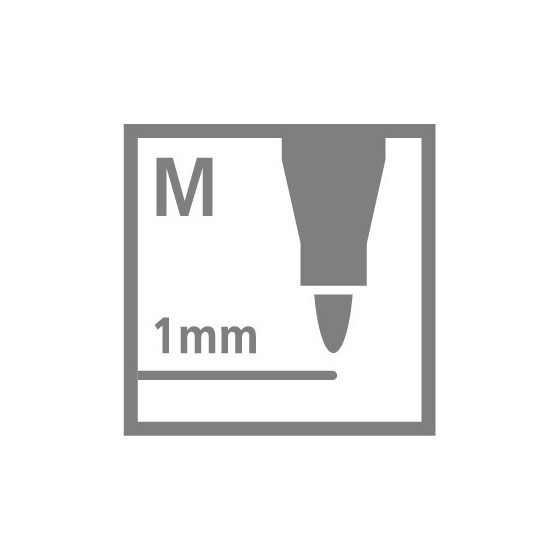 ROTULADOR PUNTA FIBRA MEDIA 1MM. PEN 68 LILA CLARO STABILO 68/59 (x10 unidades)