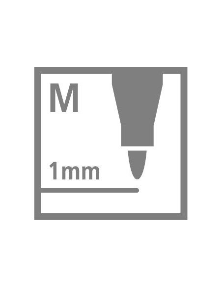 ROTULADOR PUNTA FIBRA MEDIA 1MM. PEN 68 LILA CLARO STABILO 68/59 (x10 unidades)
