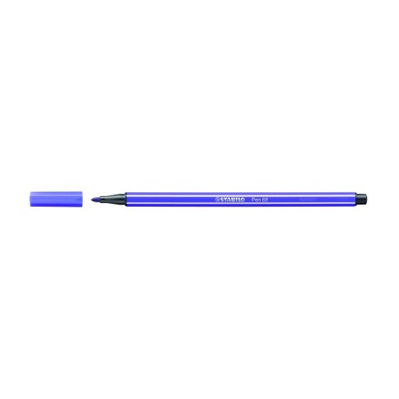 ROTULADOR PUNTA FIBRA MEDIA 1MM. PEN 68 VIOLETA STABILO 68/55 (x10 unidades)