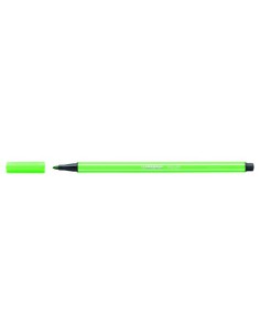 ROTULADOR PUNTA FIBRA MEDIA 1MM. PEN 68 VERDE HOJA STABILO 68/43 (x10 unidades)