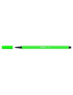 ROTULADOR PUNTA FIBRA MEDIA 1MM. PEN 68 VERDE STABILO 68/36 (x10 unidades)