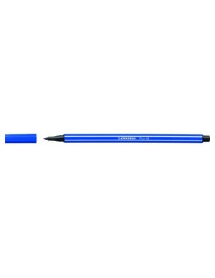 ROTULADOR PUNTA FIBRA MEDIA 1MM. PEN 68 AZUL MARINO STABILO 68/32 (x10 unidades)