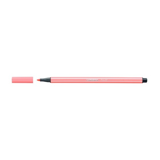 ROTULADOR PUNTA FIBRA MEDIA 1MM. PEN 68 CARNE CLARO STABILO 68/26 (x10 unidades)
