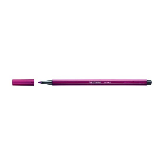 ROTULADOR PUNTA FIBRA MEDIA 1MM. PEN 68 PURPURA STABILO 68/19 (x10 unidades)