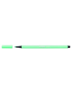 ROTULADOR PUNTA FIBRA MEDIA 1MM. PEN 68 VERDE HIELO STABILO 68/13 (x10 unidades)