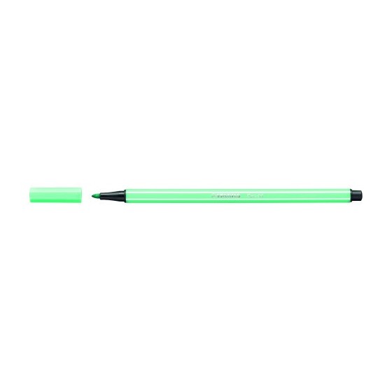 ROTULADOR PUNTA FIBRA MEDIA 1MM. PEN 68 VERDE HIELO STABILO 68/13 (x10 unidades)