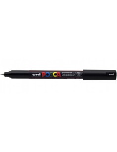 MARCADOR POSCA PC-1MR 0,7MM NEGRO UNI-BALL 289827000 (x6 unidades)