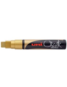 MARCADOR CHALK PWE-17K PIZARRA VERDE 15MM. ORO UNI-BALL 222125000 (x5 unidades)
