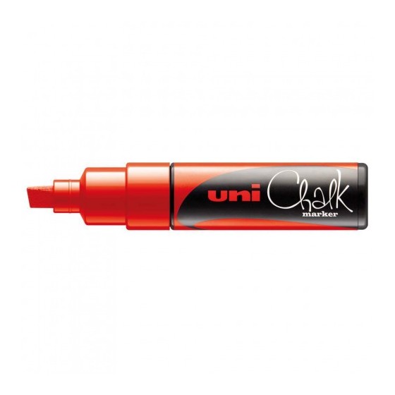 MARCADOR CHALK PWE-8K PIZARRA VERDE 8MM. ROJO UNI-BALL 140145000 (x6 unidades)