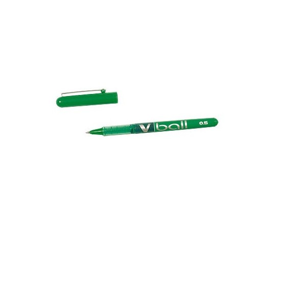 ROLLER TINTA LIQUIDA V-BALL 0.5MM VERDE PILOT BL-VB5G (x12 unidades)