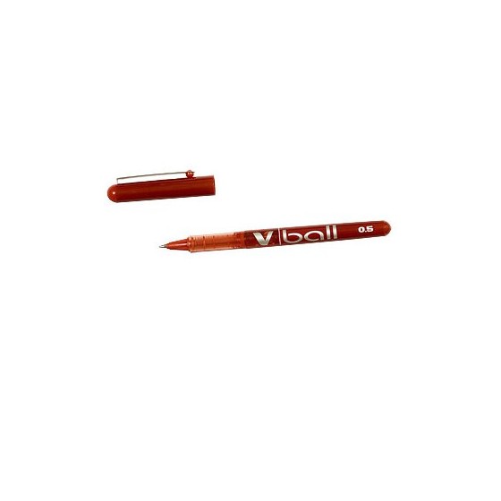 ROLLER TINTA LIQUIDA V-BALL 0.5MM ROJO PILOT BL-VB5-R (x12 unidades)