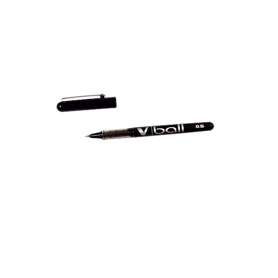 ROLLER TINTA LIQUIDA V-BALL 0.5MM NEGRO PILOT BL-VB5-B (x12 unidades)