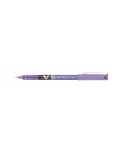 BOLIGRAFO ROLLER TINTA LIQUIDA V5 VIOLETA PILOT BX-V5-V (x12 unidades)