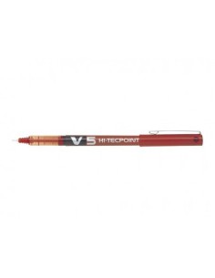 BOLIGRAFO ROLLER TINTA LIQUIDA V5 ROJO PILOT BX-V5-R (x12 unidades)