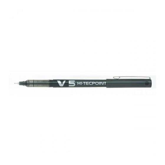 BOLIGRAFO ROLLER TINTA LIQUIDA V5 NEGRO PILOT BX-V5-B (x12 unidades)