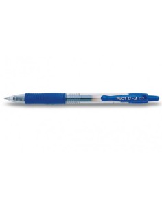 BOLIGRAFO ROLLER GEL RETRAC.G-2 AZUL PILOT BL-G2-7-L (x12 unidades)
