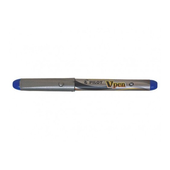 PLUMA DESECHABLE VPEN SILVER AZUL PILOT SVP-4M-L (x12 unidades)