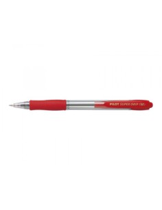 BOLIGRAFO RETRACTIL SUPERGRIP 1.0MM ROJO PILOT BPGP-10R-M-R (x12 unidades)
