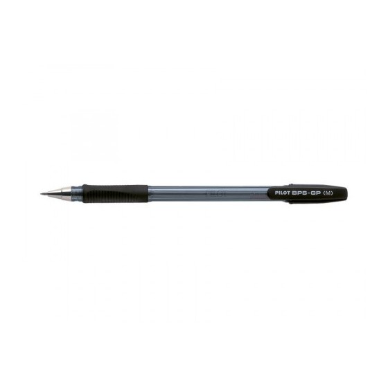 BOLIGRAFO TINTA ACEITE NEGRO PILOT BPS-GP-M-B (x12 unidades)