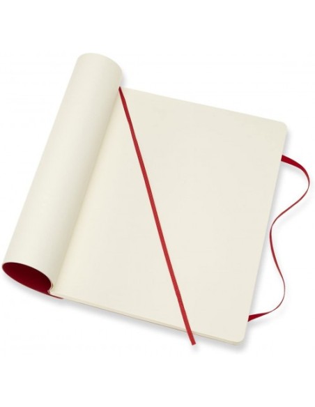LIBRETA CLASICA TAPA BLANDA ROJO ESCARLATA XL (19X25CM) LISA MOLESKINE QP623F2