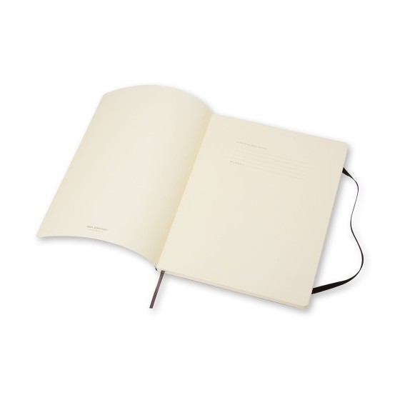 LIBRETA CLASICA TAPA BLANDA NEGRA XL (19X25CM) LISA MOLESKINE QP623