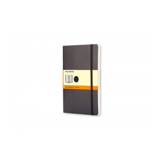 LIBRETA CLASICA TAPA BLANDA NEGRA P (9X14CM) RAYADA MOLESKINE QP611
