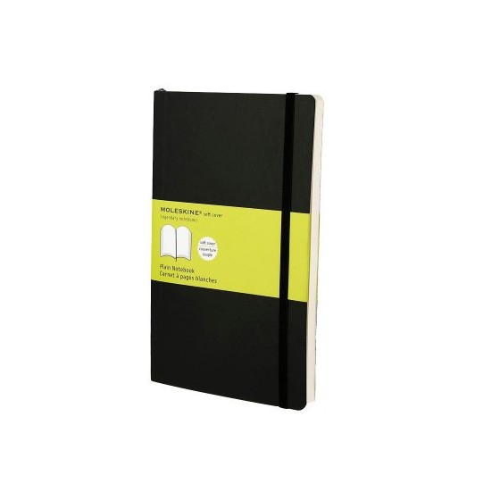 LIBRETA CLASICA TAPA BLANDA NEGRA L (13X21CM) LISA MOLESKINE QP618