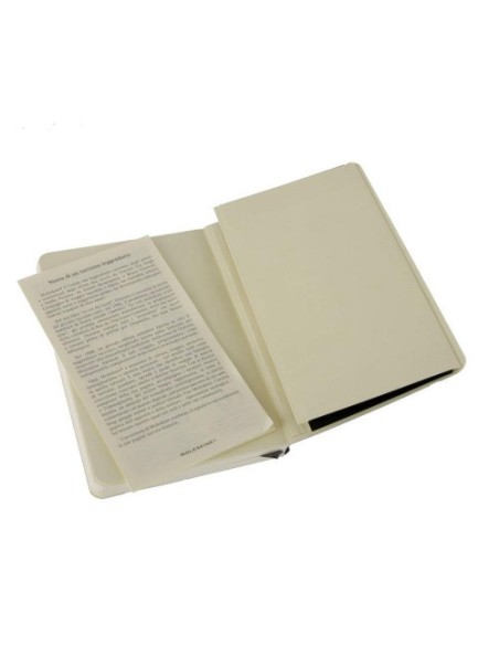 LIBRETA CLASICA TAPA BLANDA NEGRA L (13X21CM) LISA MOLESKINE QP618