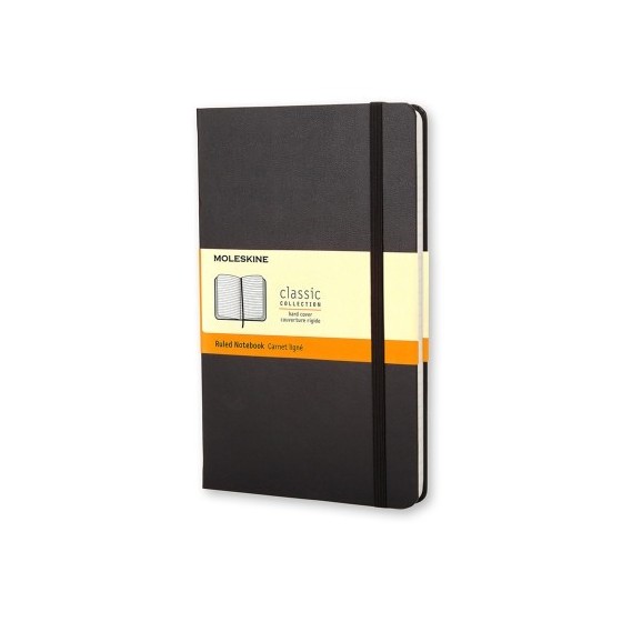 LIBRETA CLASICA TAPA DURA NEGRA P (9X14CM) RAYAS MOLESKINE MM710