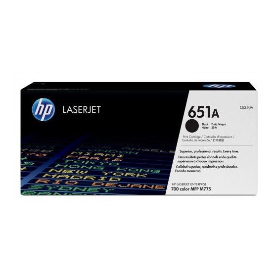 HP 651A TONER HP651A NEGRO (CE340A)