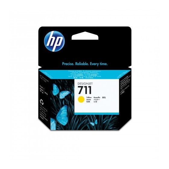 HP 711 CARTUCHO DE TINTA HP711 AMARILLO (CZ132A)
