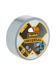 ROLLO CINTA AMERICANA UNIVERSAL 2904 PLATA 48MM X 25M SCOTCH 7100205303