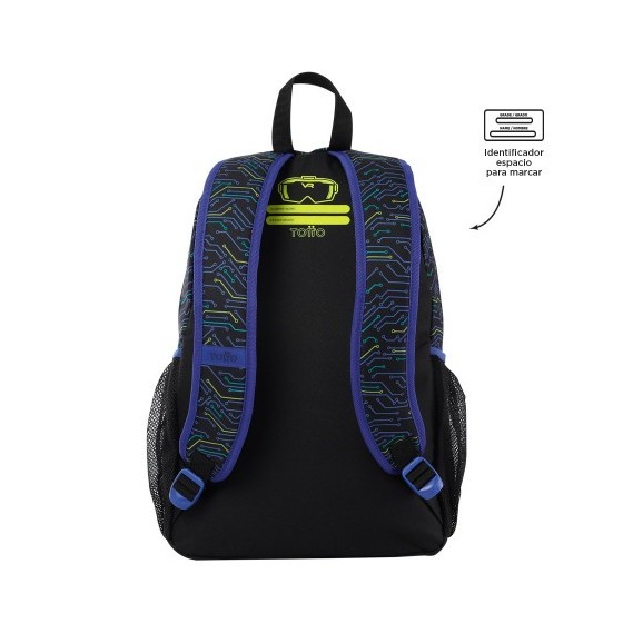 MOCHILA MORRAL METTAVERSE L TOTTO MJ04MTV003-2320-5CEL