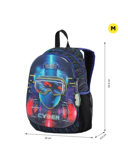 MOCHILA MORRAL METTAVERSE M TOTTO MJ04MTV002-2320-5CEM